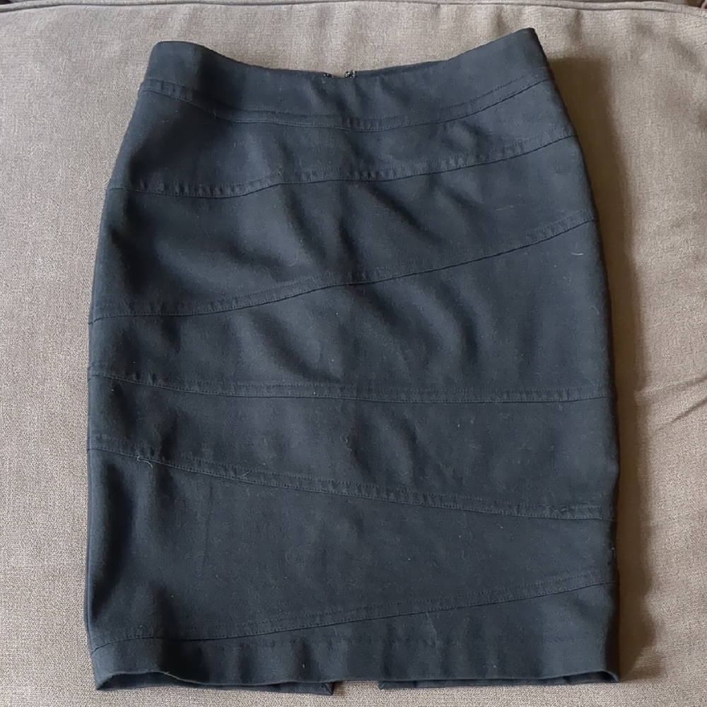 INC International Concepts Black Pencil Skirt